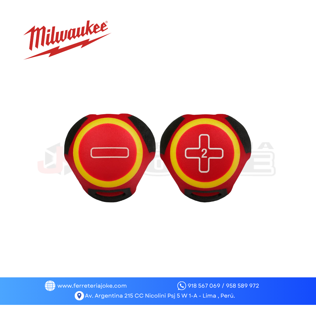JUEGO DESARMADOR AISLADO 1000V 2 PZS 48-22-220 MILWAUKEE