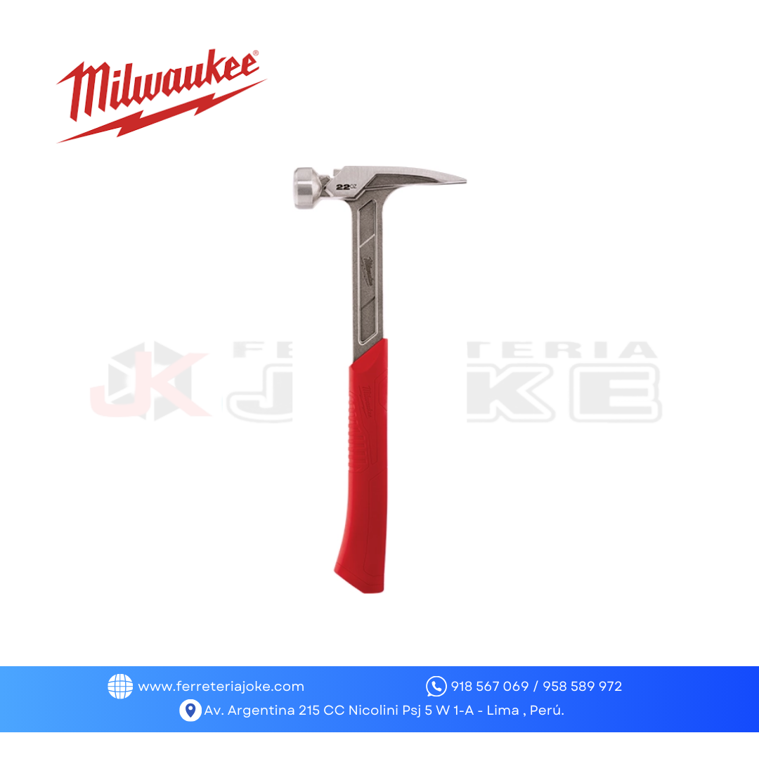 MARTILLO CARA LISA 22 OZ 48-22-9023 MILWAUKEE