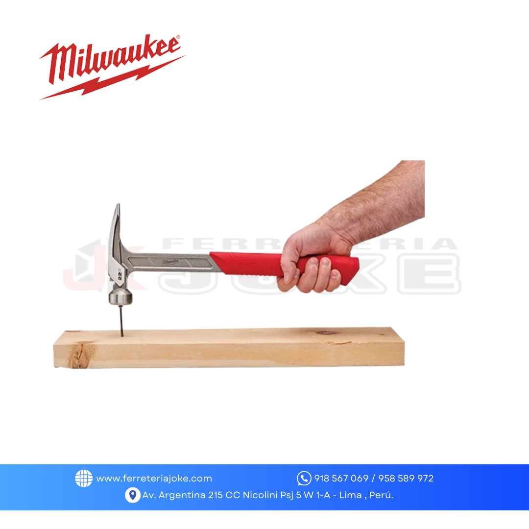 MARTILLO CARA LISA 22 OZ 48-22-9023 MILWAUKEE