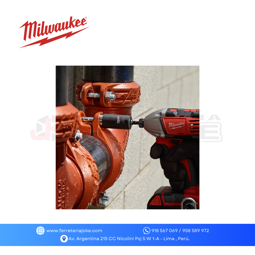 JUEGO DE ADAPTADORES DE DADO DE IMPACTO SHOCKWAE 3 PZS 48-32-5033 MILWAUKEE