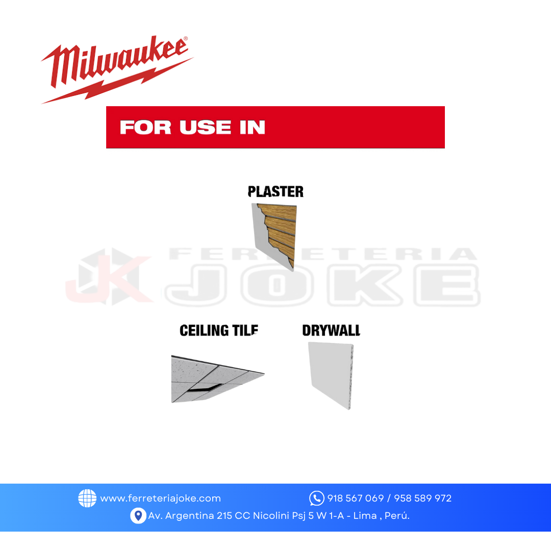 REPUESTO SERRUCHO PARA DRYWALL SAWZALL 6" 8TPI 3 PZS 48-00-5053 MILWAUKEE