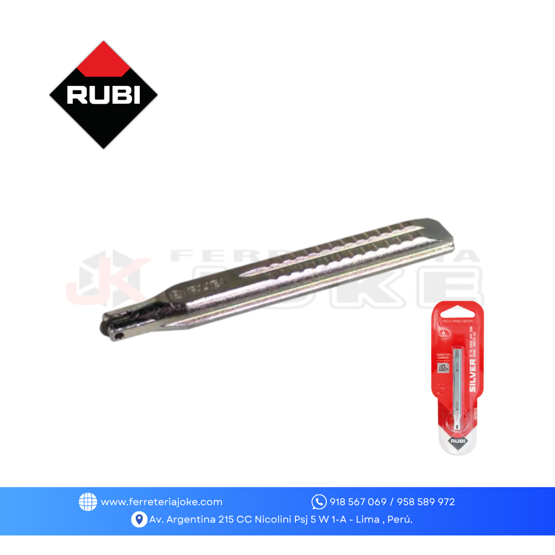 RODEL 6 MM SILVER RUBI