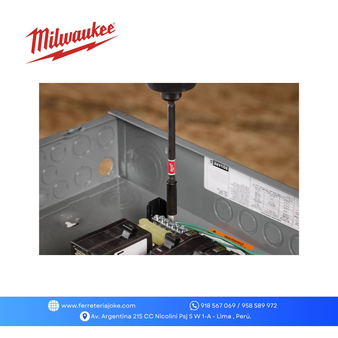 ADAPTADOR PORTA PUNTAS 12" SHOCKWAVE 48-32-4512 MILWAUKEE
