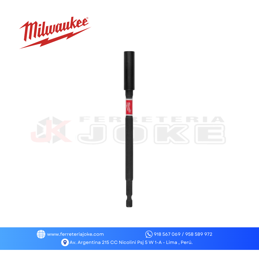 ADAPTADOR PORTA PUNTAS 6" SHOCKWAVE 48-32-4511 MILWAUKEE