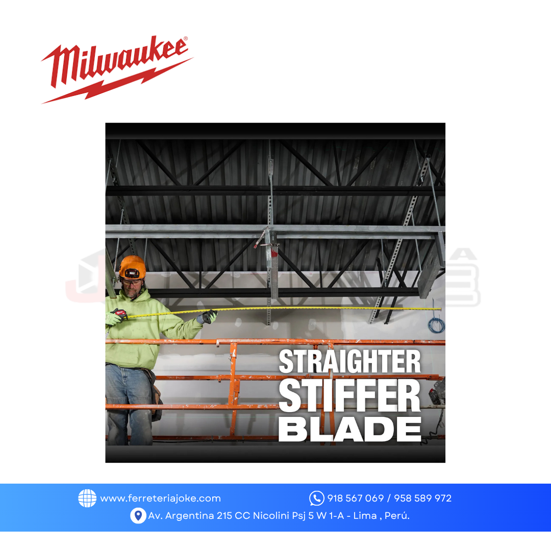 WINCHA METRICA MAGNETICA 5 MTS / 16 PIES 48-22-1017M MILWAUKEE