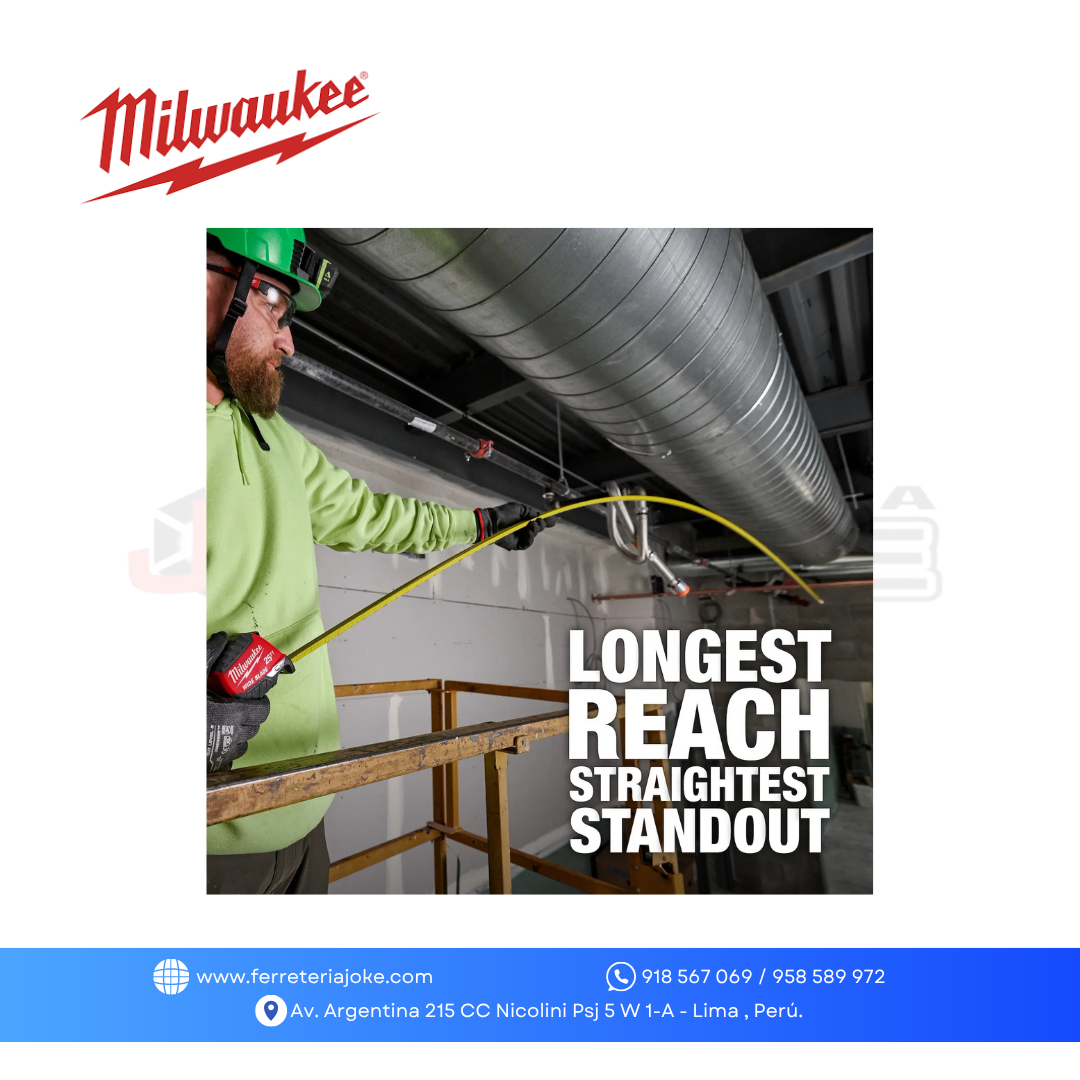WINCHA METRICA MAGNETICA 8 MTS / 25 PIES 48-22-1226M MILWAUKEE