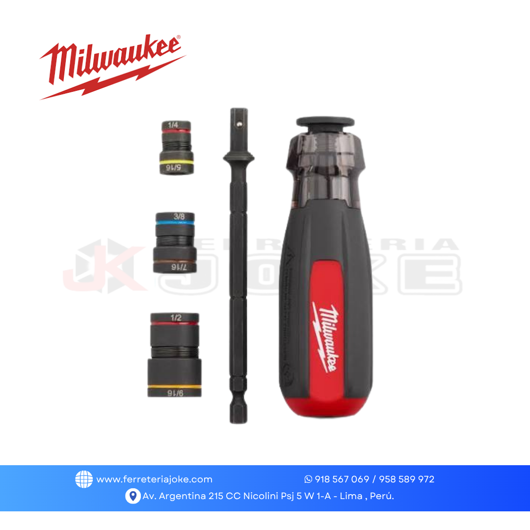 DESTORNILLADOR DE TUERCAS DE IMPACTO MULTIUSOS 6 EN 1 48222921 MILWAUKEE