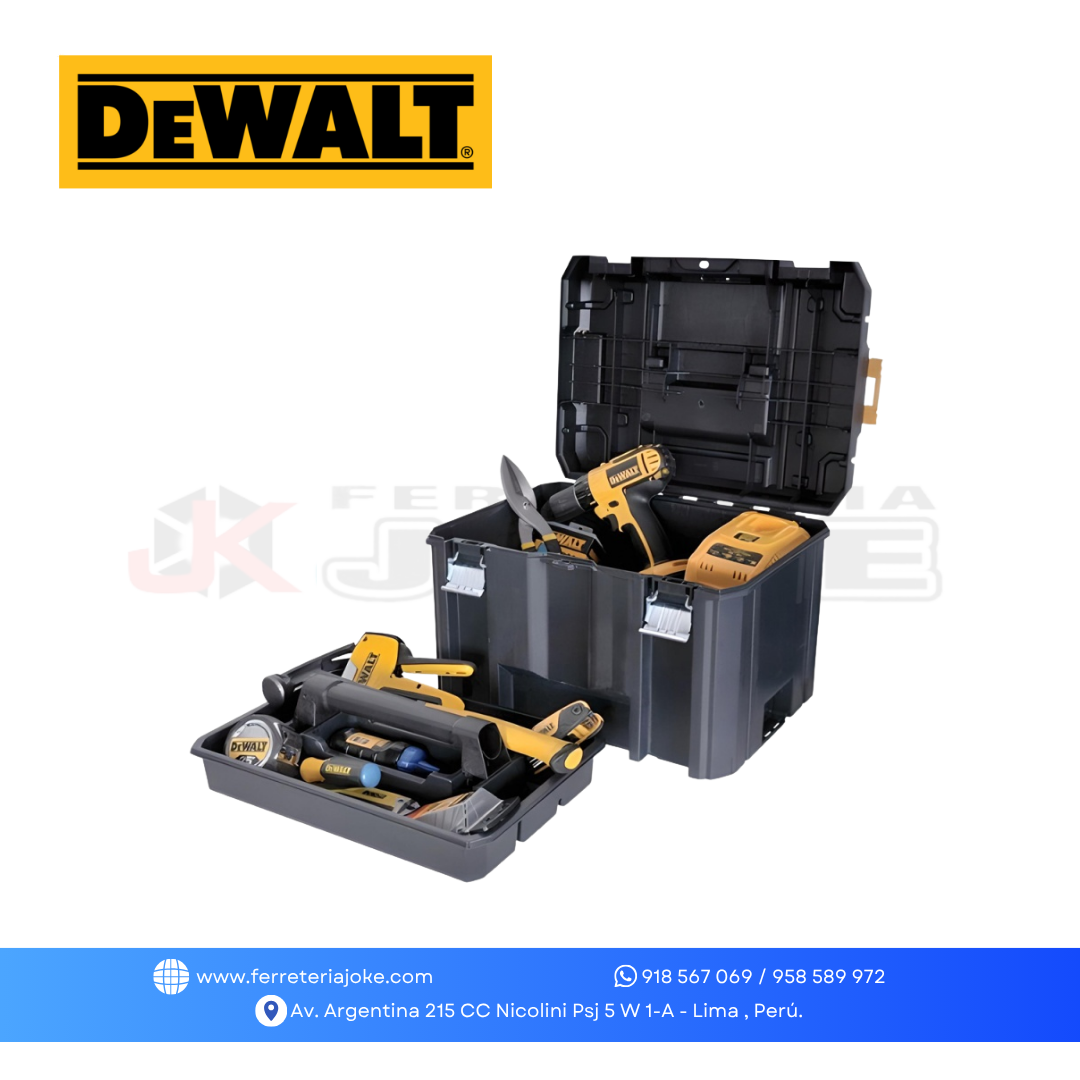 CAJA DE HERRAMIENTAS ALMACENAMIENTO PROFUNDO TSTAK 17" DWST71806 DEWALT