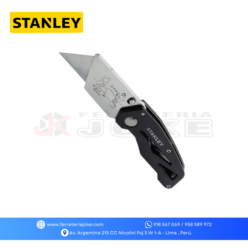 CUCHILLA DE BOLSILLO PLEGABLE 10-855 STANLEY