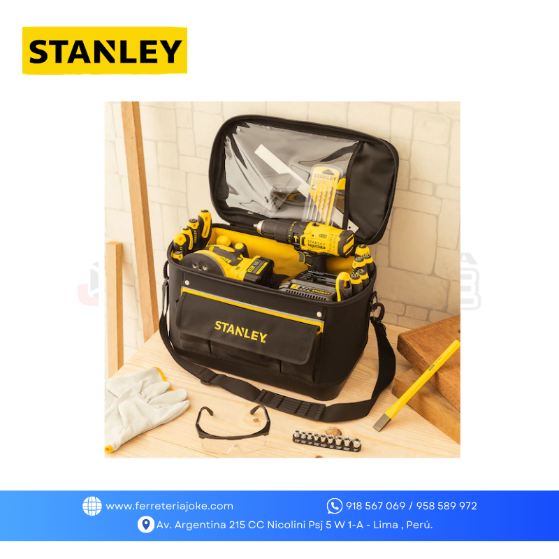 MALETIN P/ HERRAMIENTAS 16" T/ PLANA 96-193 STANLEY