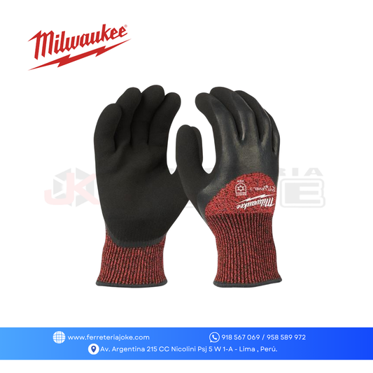 GUANTE AIISLANTE DE INVIERNO NIVEL 3 DE CORTE - M 48-22-8921B MILWAUKEE