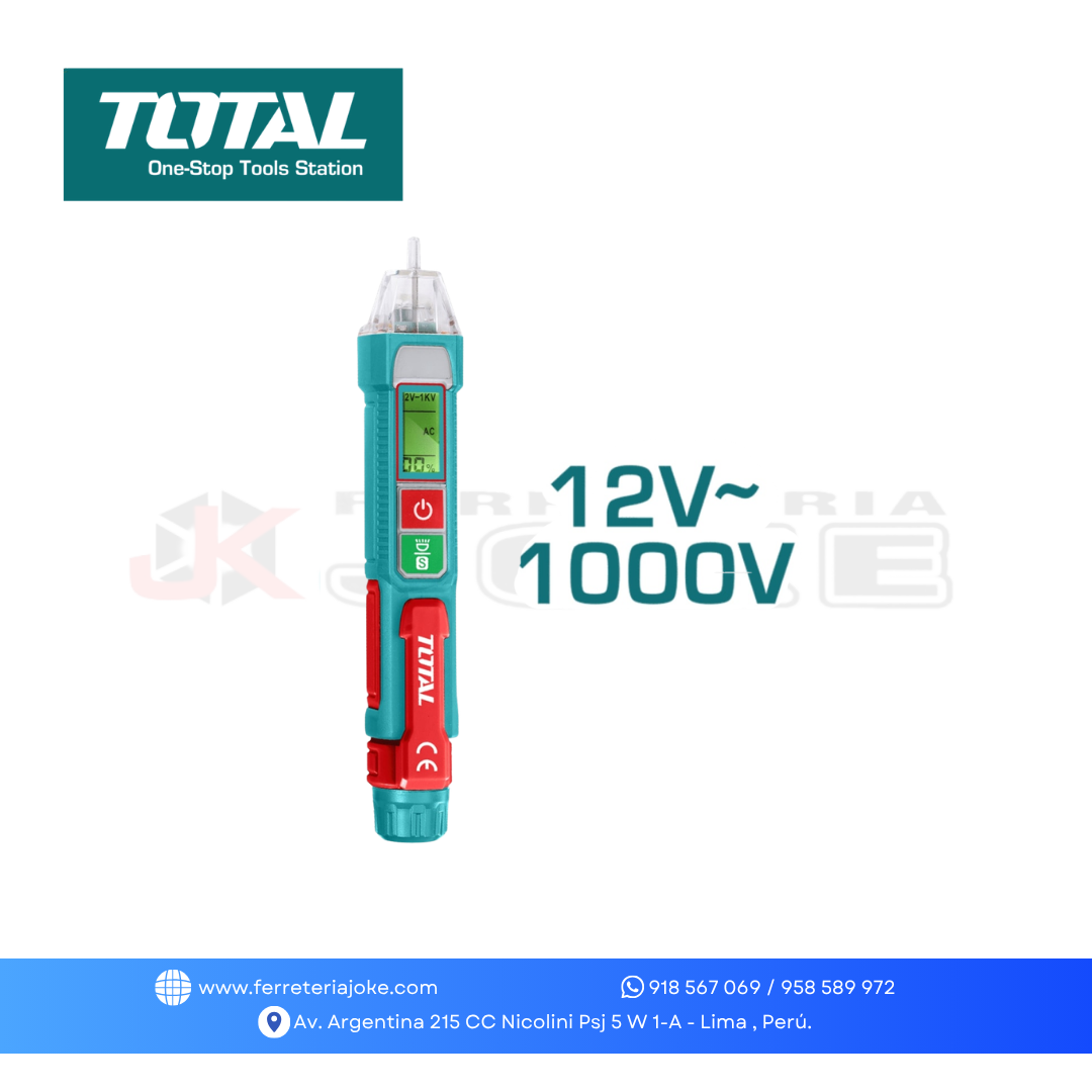 S MULTITESTER, DETECTOR VOLTAJE Y PINZA AMPERIMETRICA (ONE TIME) INDUSTRIAL TOS24069 TOTAL