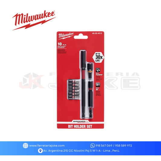 JUEGO DE EXPANSIÓN SHOCKWAE 10 PZS 48-32-4513 MILWAUKEE