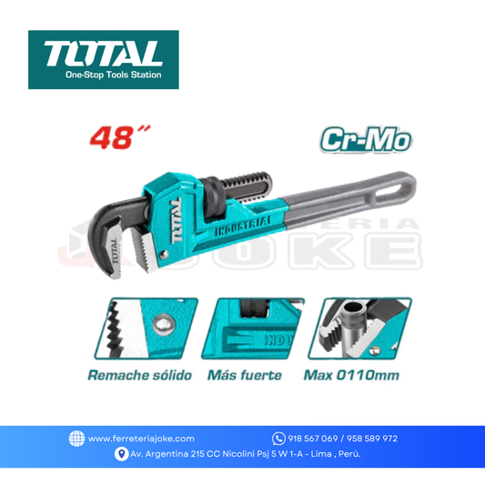 LLAVE STILSON MANUAL 48'' ACERO AL CARBON THT171486