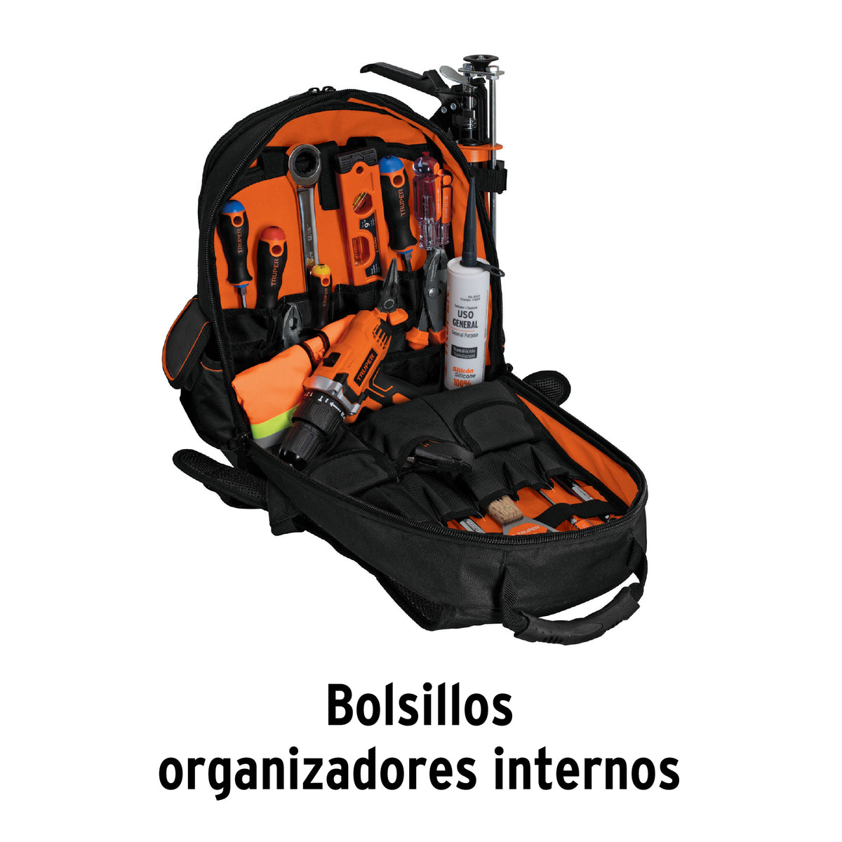 MOCHILA PORTA HERRAMIENTAS B/ PLÁSTICO 101375 TRUPER