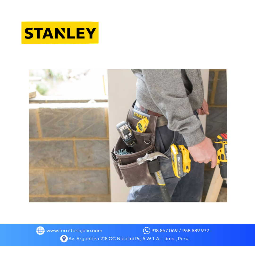 BOLSO PORTA HERRAMIENTAS CON SOPORTE PARA MARTILLO STST1-80114 STANLEY