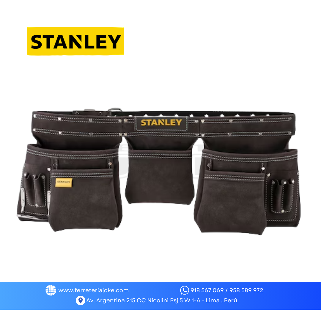 CINTURON PORTAHERRAMIENTAS DOBLE STST1-80113 STANLEY
