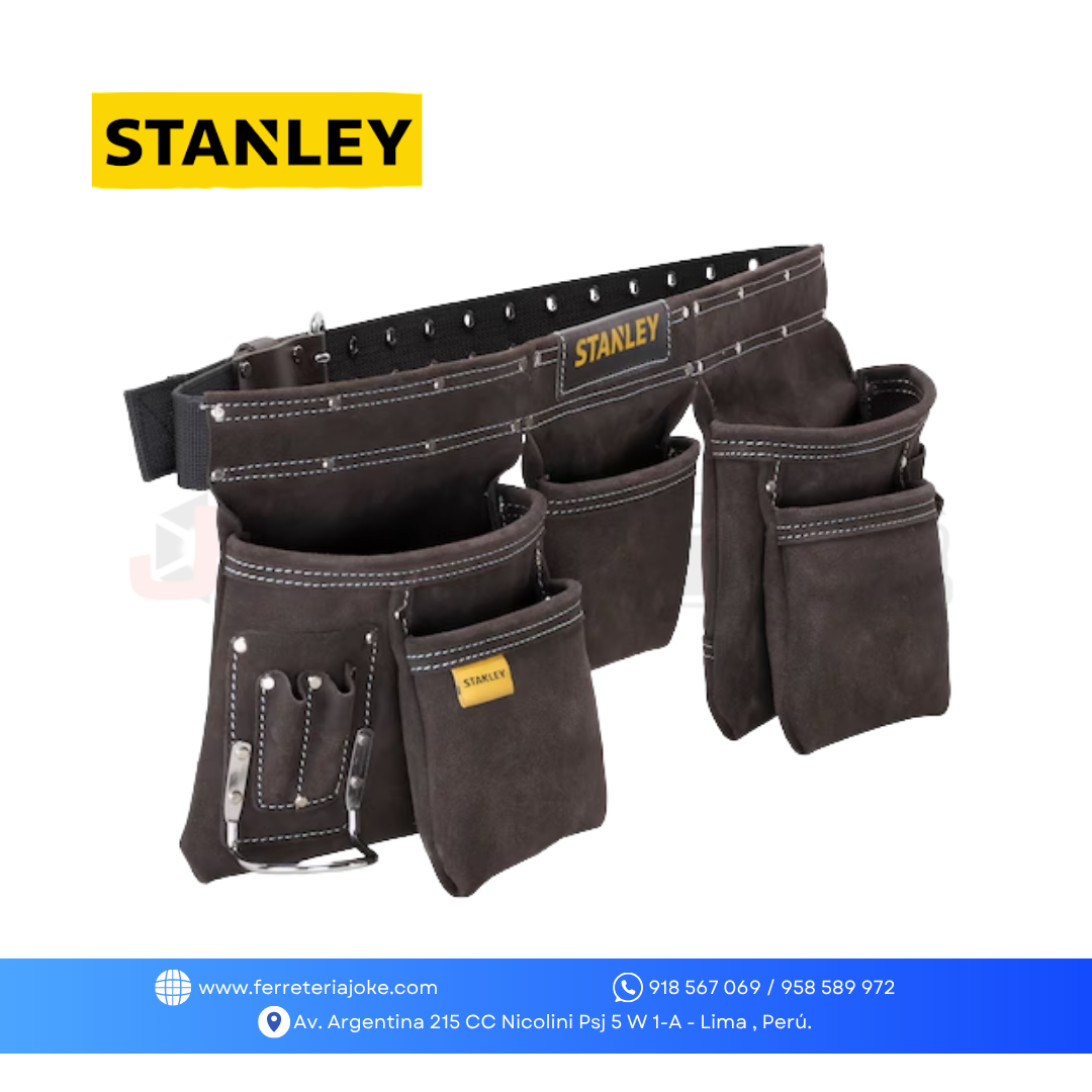 CINTURON PORTAHERRAMIENTAS DOBLE STST1-80113 STANLEY
