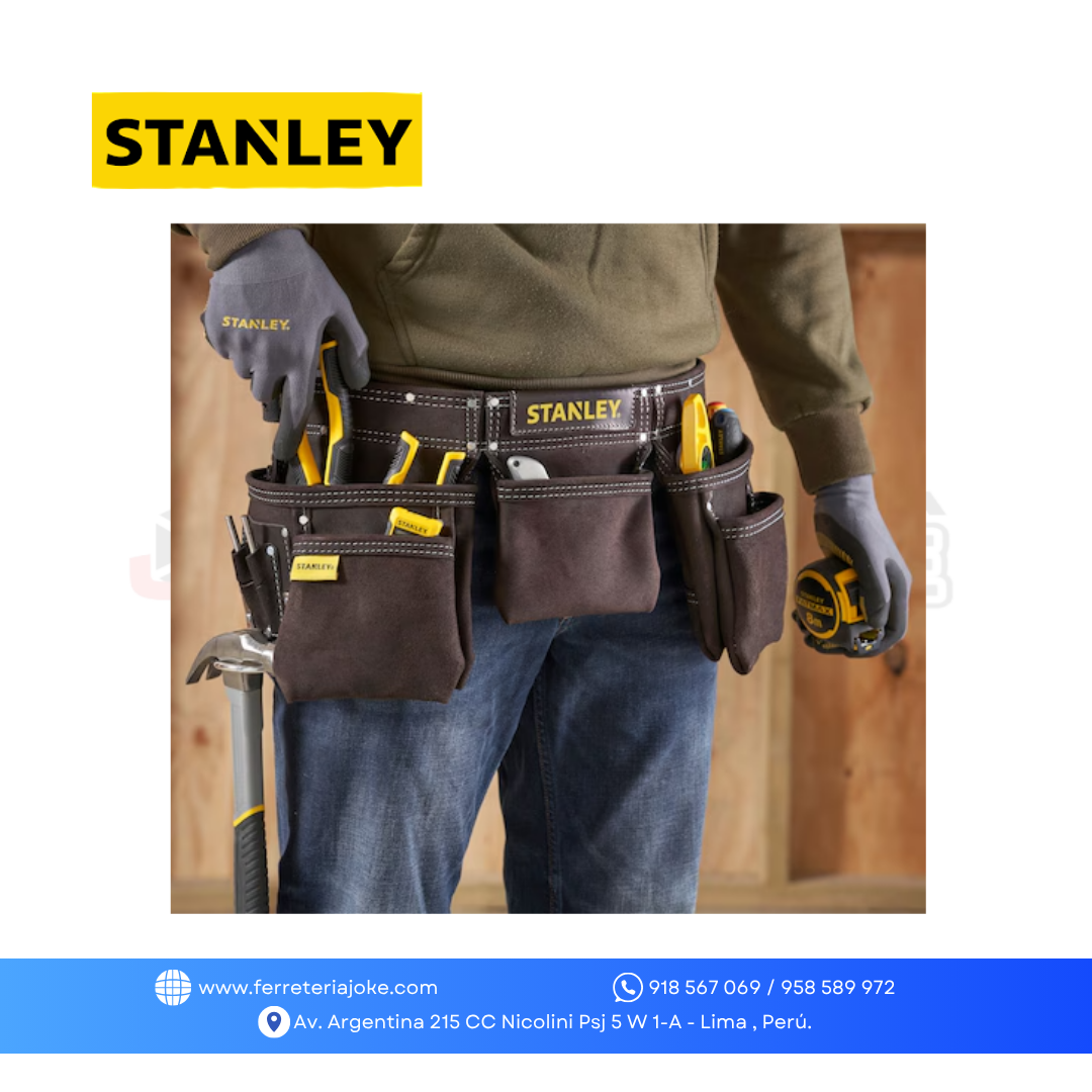 CINTURON PORTAHERRAMIENTAS DOBLE STST1-80113 STANLEY