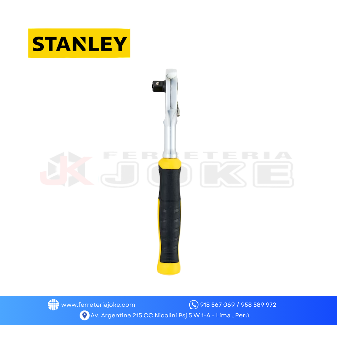 RATCHET PERFIL DELGADO 1/4" M/ BIMATERIAL STMT17990-LA STANLEY