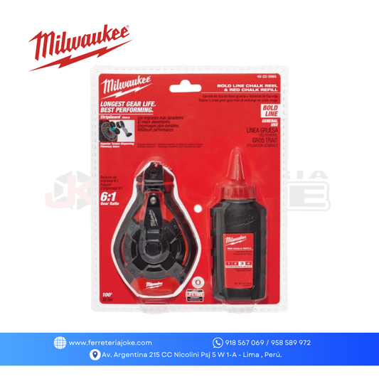 TIRALINEA C/ OCRE ROJO 48-22-3986 MILWAUKEE