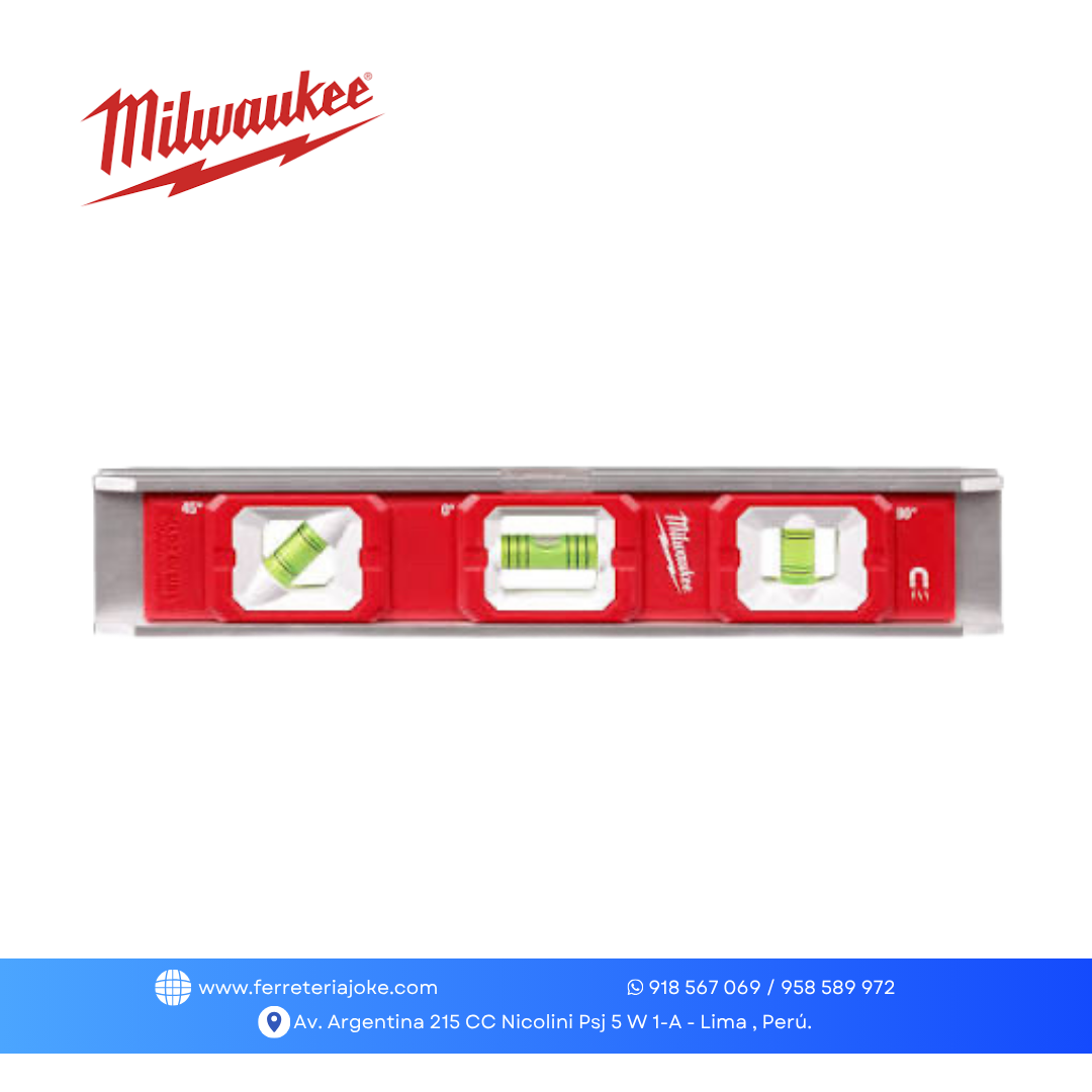 NIVEL TORPEDO MAGNETICO DE 10" 48225106  MILWAUKEE