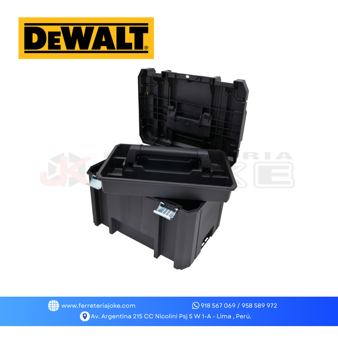 CAJA DE HERRAMIENTAS ALMACENAMIENTO PROFUNDO TSTAK 17" DWST71806 DEWALT