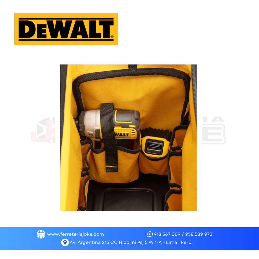 BOLSA PARA HERRAMIENTAS ACCESO TOTAL 20" DEWALT PRO