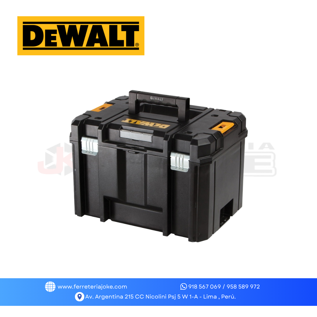 CAJA DE HERRAMIENTAS ALMACENAMIENTO PROFUNDO TSTAK 17" DWST71806 DEWALT