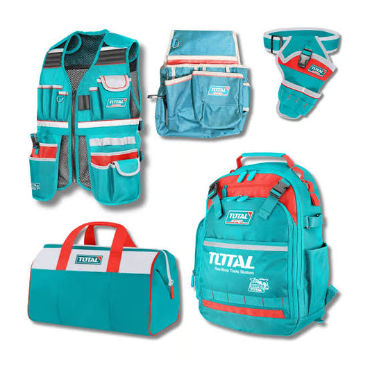 SET X 5 MOCHILA Y PORTAHERRAMIENTAS TOS23090 TOTAL