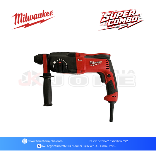 ROTOMARTILLO ELECTRONEUMÁTICO 725W SDS PLUS 5386-59 MILWAUKEE