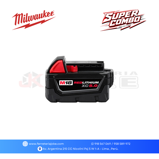 BATERÍA M18 REDLITHIUM XC5.0 48-11-1850 MILWAUKEE