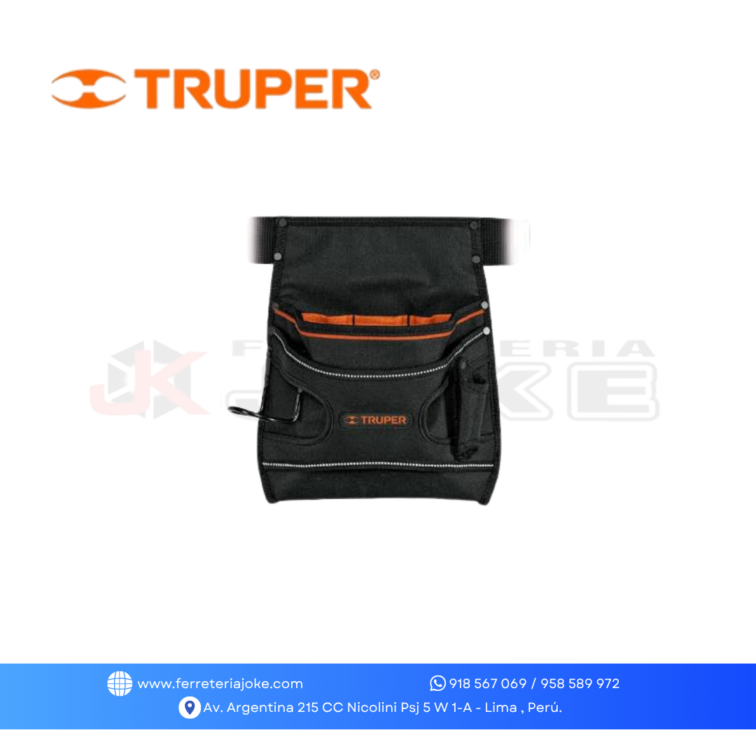 CINTURON PORTAHERRAMIENTAS 5 COMP LONA 101665 TRUPER