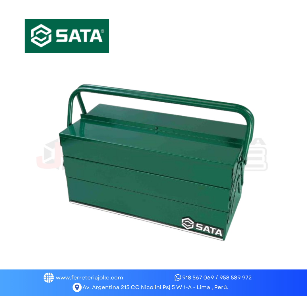 JUGO DE HERRAMIENTAS Y CAJA T/ ACORDEON 70 PZS ST95104A70-6 SATA