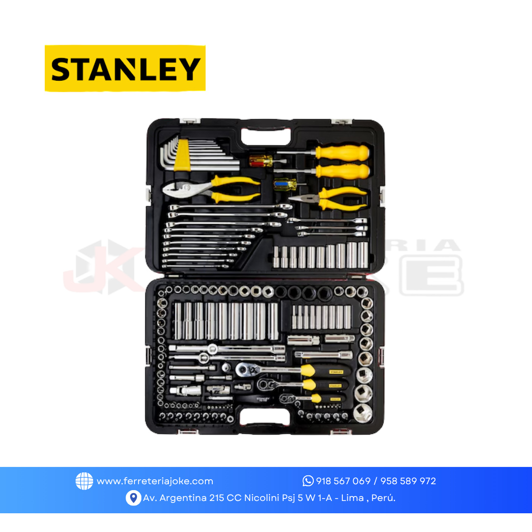 JUEGO DE HERRAMIENTAS 150 PZS RACING R99-150LA STANLEY