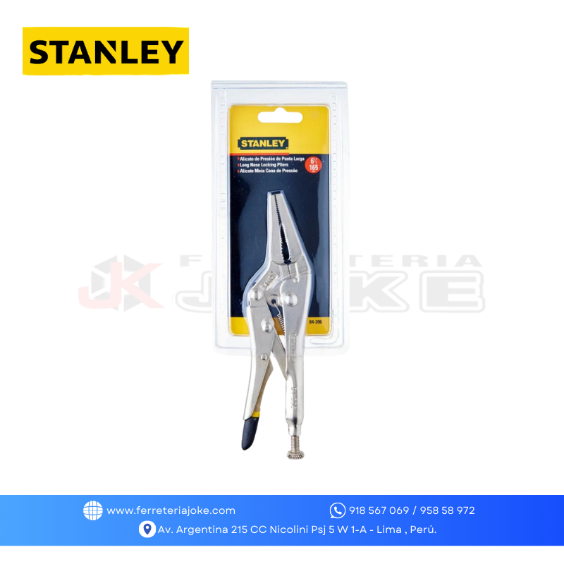 ALICATE PRESION PTA/LARGA 6.1/2" [95IB] 84-396 STANLEY