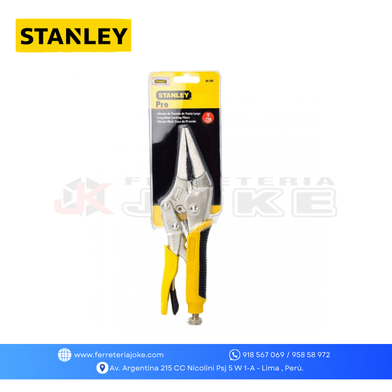 ALICATE PRESION PRO P/LARGA 9" [95IB] 84-389 STANLEY
