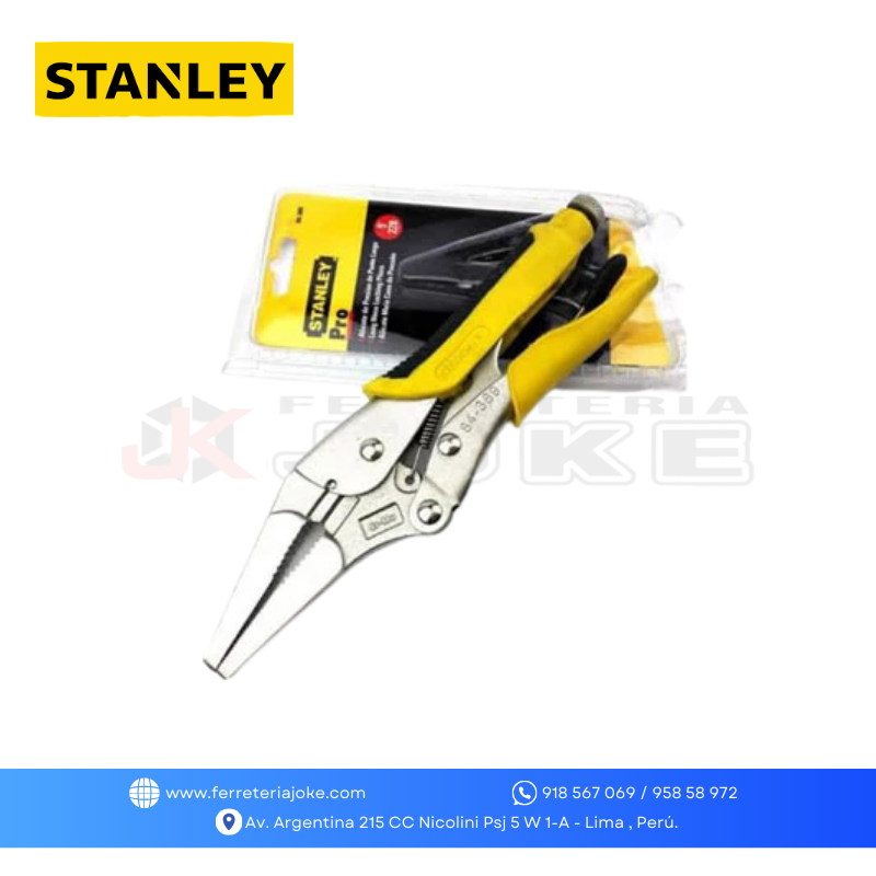 ALICATE PRESION PRO P/LARGA 9" [95IB] 84-389 STANLEY