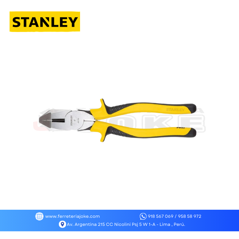 ALICATE UNIVERSAL.9" PROFESIONAL [95IB] 84-154 STANLEY