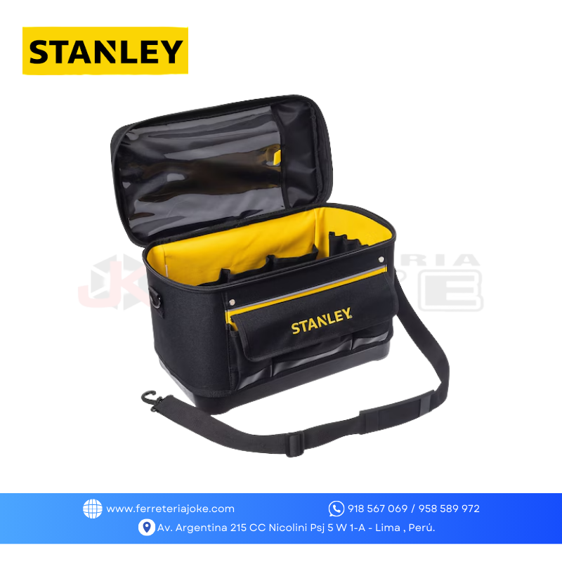 MALETIN P/ HERRAMIENTAS 16" T/ PLANA 96-193 STANLEY