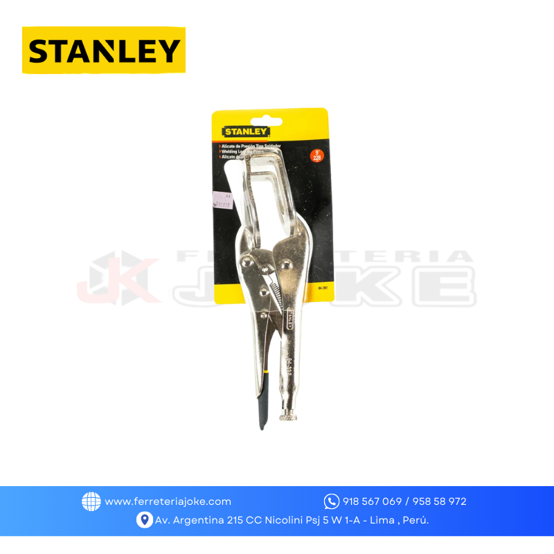 ALICATE PRESION PRO P/SOLDADOR 9" [95IB] 84-397 STANLEY